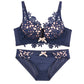 No trace underwire bra set