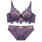 No trace underwire bra set