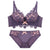No trace underwire bra set
