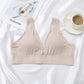 Backless Nylon Seamless Deep V Ladies Underwired Bra