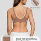 OEAK Women's Wireless Bras Scalloped Push-Up Bralettes No Underwire