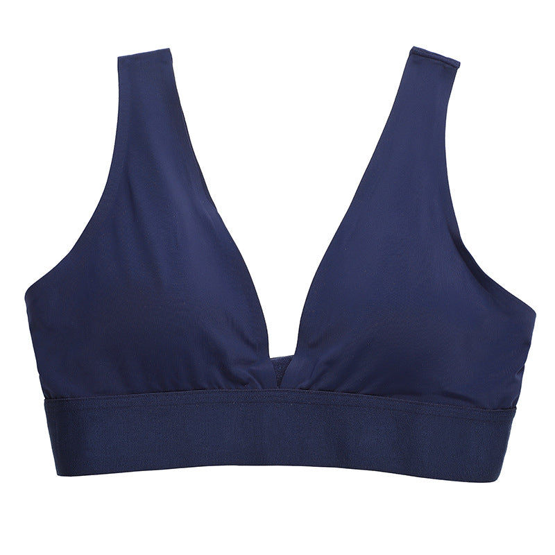 Backless Nylon Seamless Deep V Ladies Underwired Bra