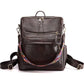 Women Backpack Purse Fashion School Bag Multipurpose Designer Handbag Ladies Satchel PU Leather Shoulder Bags