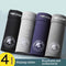 Pack Of 4 Mens Comfortable Breathable Cotton Boxer Briefs With  Prints