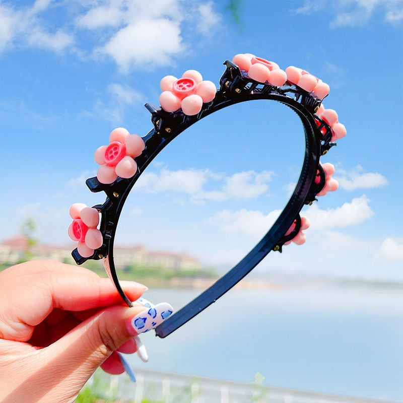 Girls' Clip Hair Accessories Crushed Hair Headband